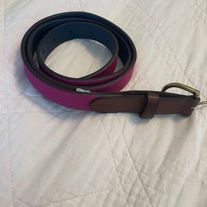 Gap Pink Leather Belt